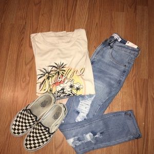 Romwe oversized tee
